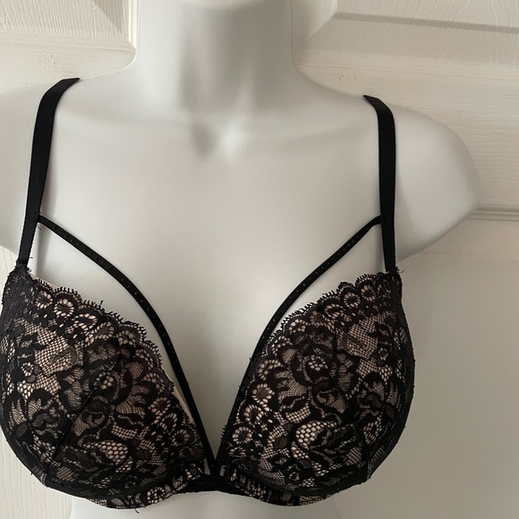 La SENZA BEYOND SEXY Bra Padded Lacy Push-Up Strappy Size 34DD - Picture 15 of 15
